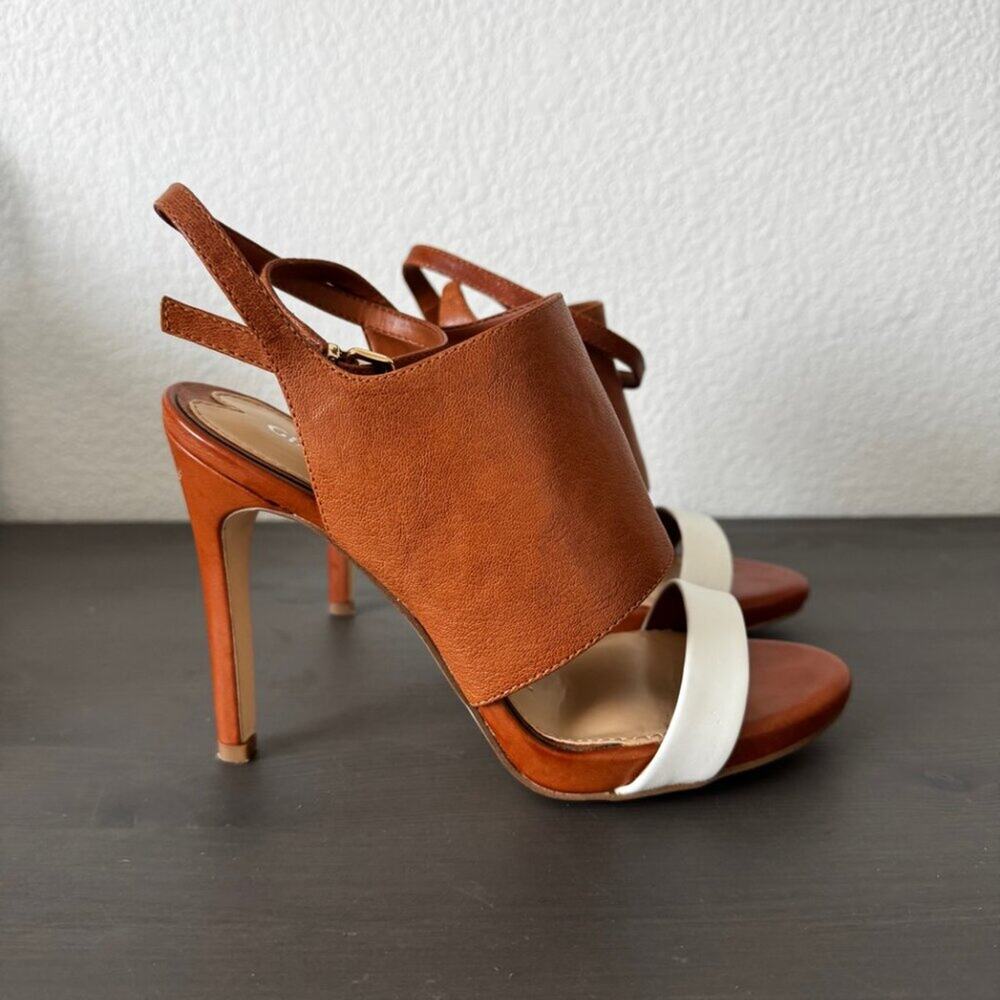 Gianni Bini | Strappy Leather High Heeled Sandals size 6.5 - Picture 5 of 13